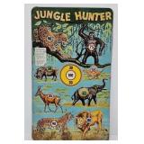 c1972 Marx Jungle Hunter Tin Litho Target Board