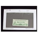 US C-18 50 Cent Zeppelin Stamp (MVLH)