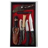 (6 Asst) Fixed Blade Knives - Gerber, Kershaw