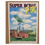 1978 Super Bowl XII Poster