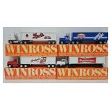 (4) Winross Brewery Co. Promo Tractor Trailers