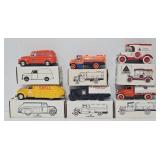 (6) Ertl Gas & Oil Promo Die Cast Coin Banks