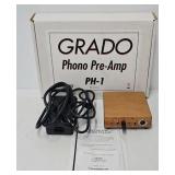Grado Phono Pre-Amp PH-1 w/Box+Papers, Works