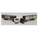 (2) Early Winross 1:64 Die Cast Promo Trucks