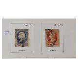 American Heirloom US Stamp Album w/Stamps