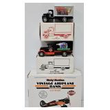 (3) Harley-Davidson Motorcycle Promo Coin Banks