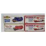 (4) Gasoline Company Promo Toy Trucks (MIB)