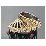 24KT Gold on Sterling Ring