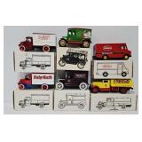 (6) Ertl Beverage & Snack Promo Coin Banks (MIB)