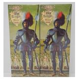 (2) Aurora #472 The Blue Knight Model Kits