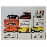 (6) Ertl Delivery Truck Promo Die Cast Coin Banks