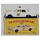 1966 Matchbox #55C-3 Ford Galaxie Police Car (MIB)