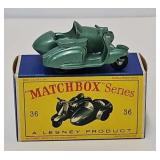 1961 Matchbox #36B Motor Scooter w/Sidecar (MIB)