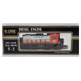 K-Line #K-2313 O-Gauge Santa Fe S-2 Switcher (MIB)