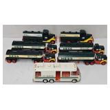 (7) Vintage Hess Trucks for Restoration or Parts