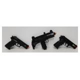 (3) Air Soft Battery-Op Pistols