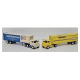 (2) Early Winross 1:64 Die Cast Promo Trucks