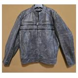 Xelement Leather Motorcycle Jacket (2XL)