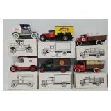 (6) Ertl Beer Promo Die Cast Coin Banks (MIB)
