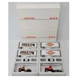 (2) Winross Die Cast Promo Tractors w/Dbl Trailers
