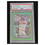 2024T #200 Bryce Harper Green Crackle Foil Board