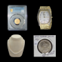 COINS, CURRENCY, GOLD, SILVER & JEWELRY