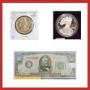 COINS, CURRENCY, GOLD, SILVER & JEWELRY