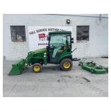 2018 John Deere 1025R 4X4 Hydro Tractor W/ Loader