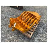 New Skid Lot Of Excavator Attachments