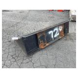 Used Quick Attach Heavy Duty 72" Bucket