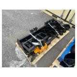 New Skid Lot Of Mini Excavator Attachments
