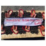New Skid Lot Of 5/16" Double Chain Slings
