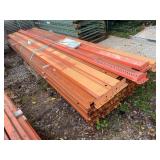 Skid Lot Of 168" Pallet Racking Rails