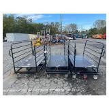 (3) Used 33X68" Rolling Carts