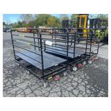 (3) Used 33X68" Rolling Carts