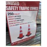 New Skid Lot Of (250) PCS Traffic Cones