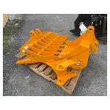 New Skid Lot Of Excavator Attachments