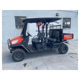 2018 Kubota X1140 4X4 Diesel RTV