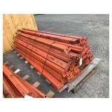 Skid Lot Of 106" Pallet Racking Rails