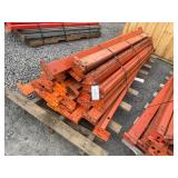 Skid Lot Of 92" Pallet Racking Rails