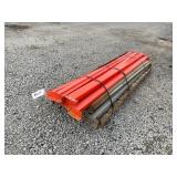 Skid Lot Of 96" Pallet Racking Rails