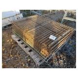 Skid Lot Of Used Pallet Rack Wire Decking