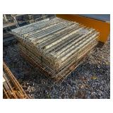 Skid Lot Of Used Pallet Rack Wire Decking