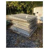 Skid Lot Of Used Pallet Rack Wire Decking