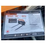 (4X) New Wolverine Quick Attach Hydro Pallet Forks