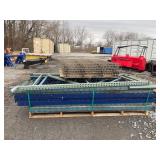 Used Skid Lot Of Pallet Racking Uprights