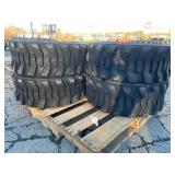 New Set Of (4) 12-16.5 Skid Loader Tires