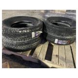 (4) New ST225/75R15 Radial Trailer Tires