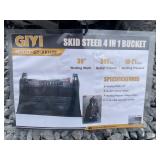 New GIYI Mini Quick Attach 38" 4 In 1 Bucket