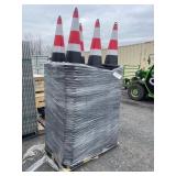 New (250) PCS Skid Lot Of Traffic Cones
